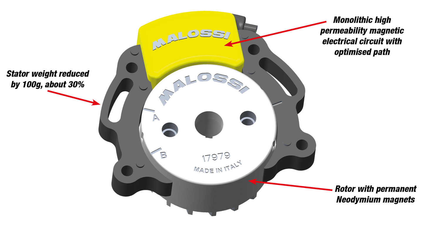 5519630 MHR TEAM II INNER ROTOR IGNITION FOR YAMAHA - MINARELLI SCOOTERS, Apex MXR 50-100cc