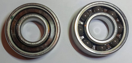 Ceramic bearings for Apex 50cc crankshaft